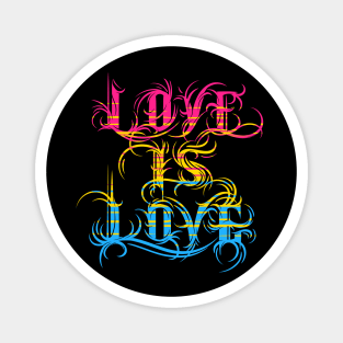 Love is Love - Pansexual Pride Magnet